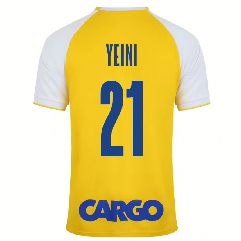 Danxen Damen Sheran Yeini #21 Gelb Weiß Heimtrikot Trikot 2024/25 T-Shirt