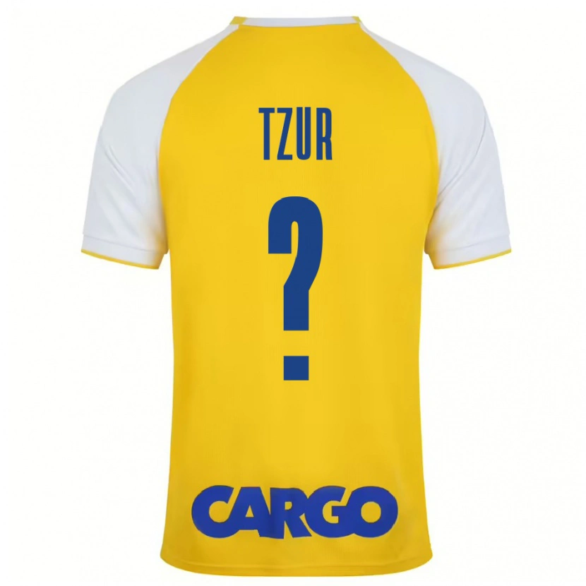 Danxen Damen Amit Tzur #0 Gelb Weiß Heimtrikot Trikot 2024/25 T-Shirt