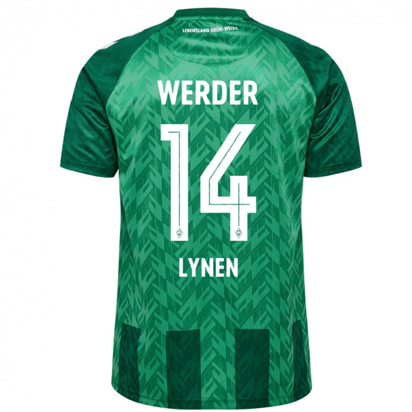 Danxen Damen Senne Lynen #14 Grün Heimtrikot Trikot 2024/25 T-Shirt