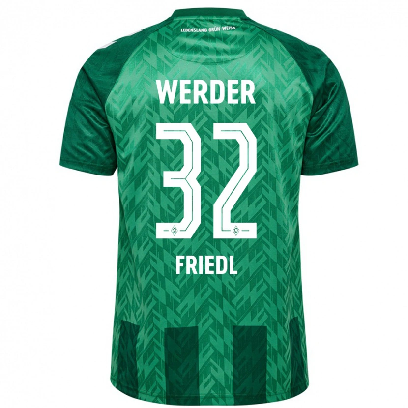 Danxen Damen Marco Friedl #32 Grün Heimtrikot Trikot 2024/25 T-Shirt