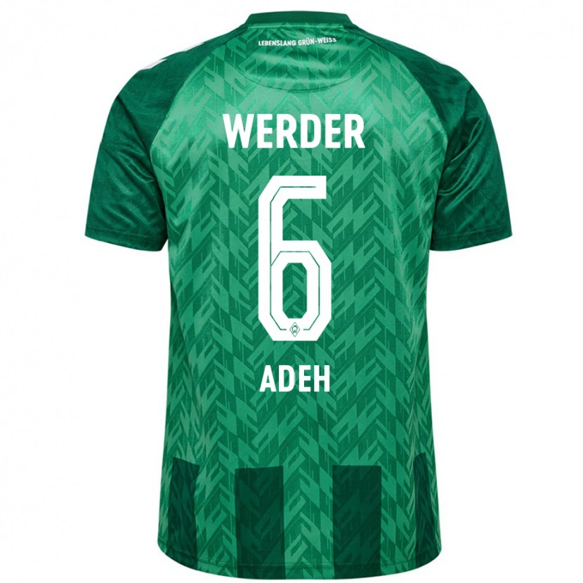 Danxen Damen Wesley Adeh #6 Grün Heimtrikot Trikot 2024/25 T-Shirt