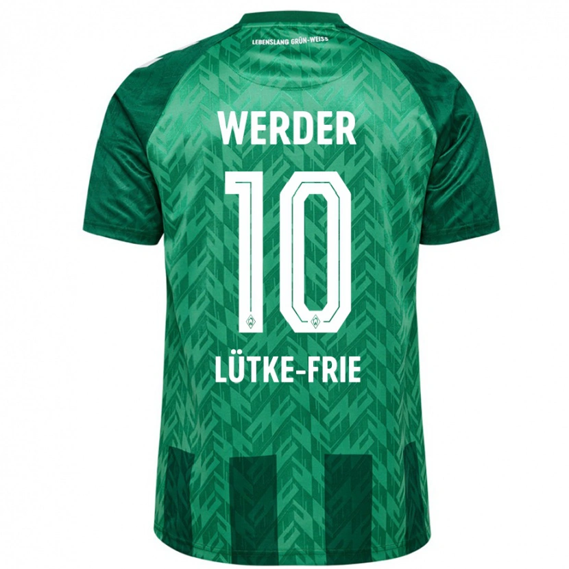 Danxen Damen Dennis Lütke-Frie #10 Grün Heimtrikot Trikot 2024/25 T-Shirt