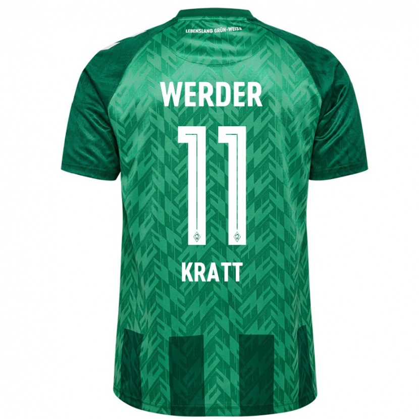Danxen Damen Ronan Kratt #11 Grün Heimtrikot Trikot 2024/25 T-Shirt