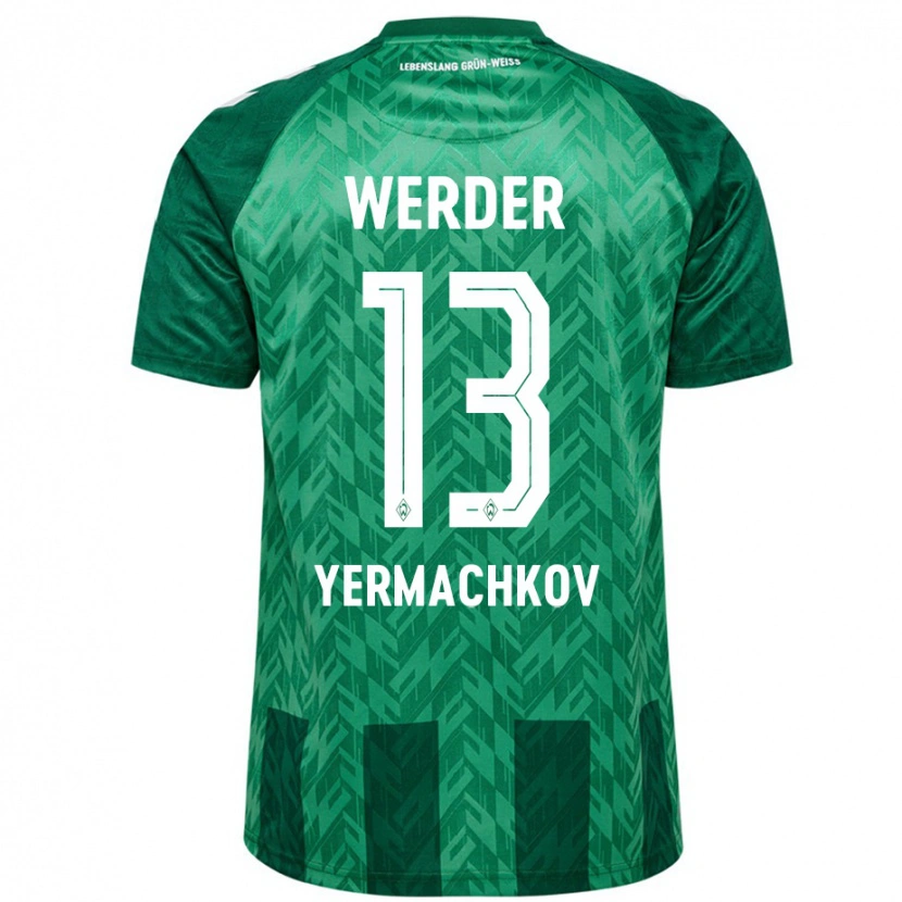 Danxen Damen Ivan Yermachkov #13 Grün Heimtrikot Trikot 2024/25 T-Shirt
