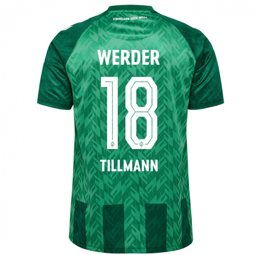 Danxen Damen Felix Tillmann #18 Grün Heimtrikot Trikot 2024/25 T-Shirt