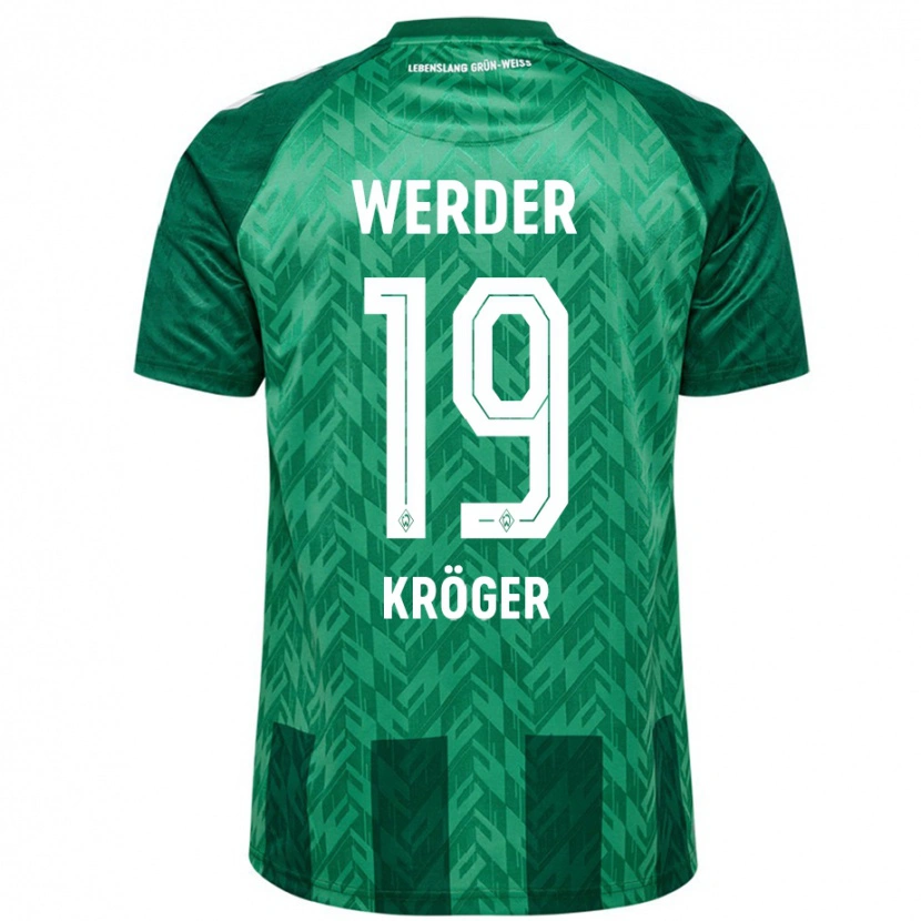 Danxen Damen Moritz Kröger #19 Grün Heimtrikot Trikot 2024/25 T-Shirt