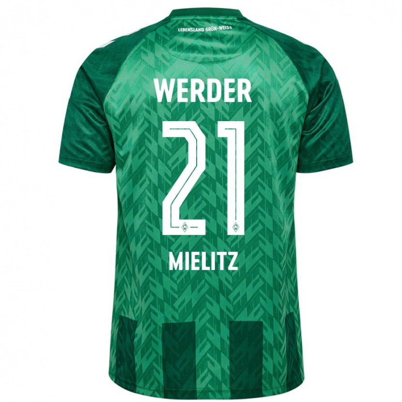Danxen Damen Sebastian Mielitz #21 Grün Heimtrikot Trikot 2024/25 T-Shirt