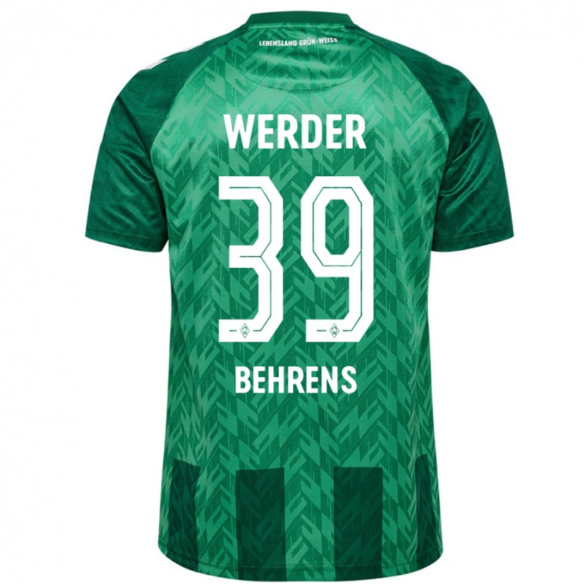 Danxen Damen Jette Behrens #39 Grün Heimtrikot Trikot 2024/25 T-Shirt
