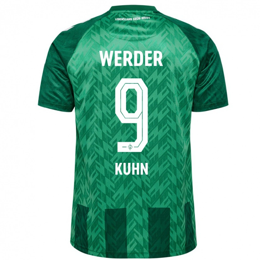 Danxen Damen Philipp Kühn #9 Grün Heimtrikot Trikot 2024/25 T-Shirt