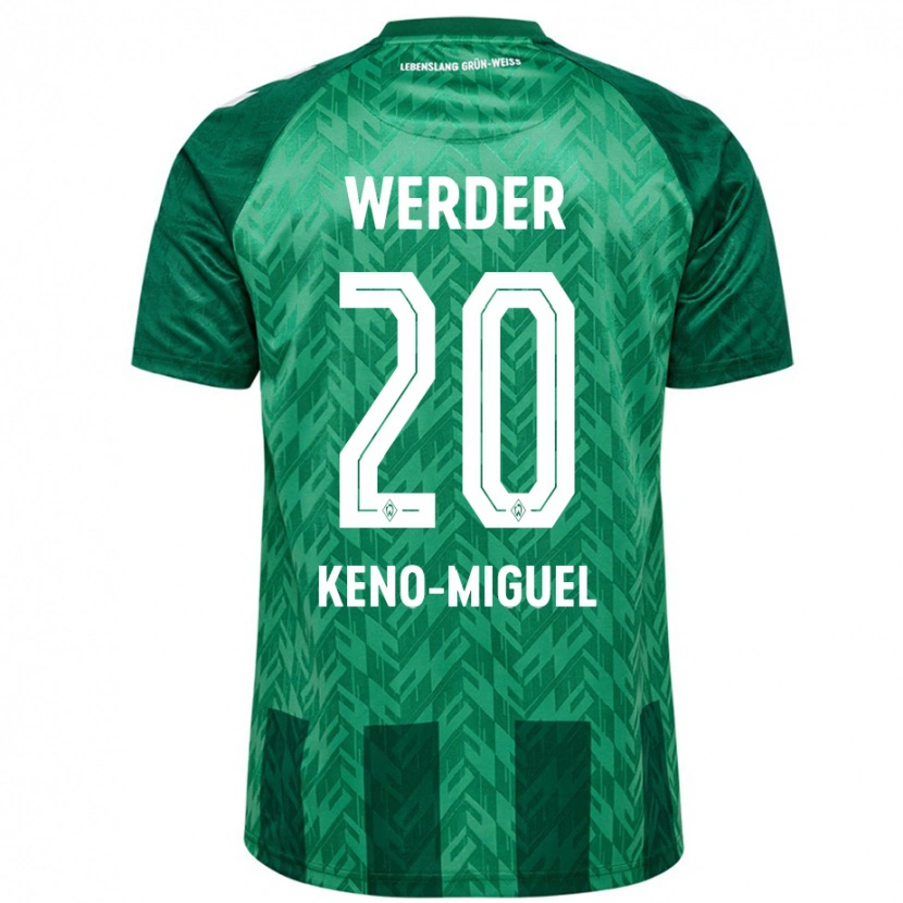 Danxen Damen Keno-Miguel Meyer #20 Grün Heimtrikot Trikot 2024/25 T-Shirt