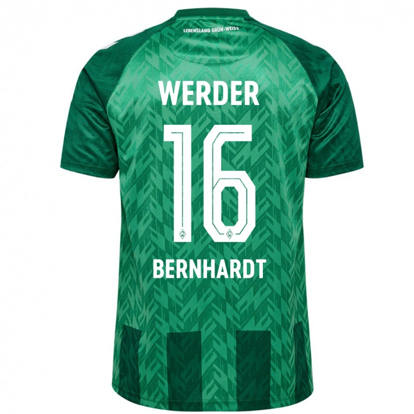 Danxen Damen Emilie Bernhardt #16 Grün Heimtrikot Trikot 2024/25 T-Shirt