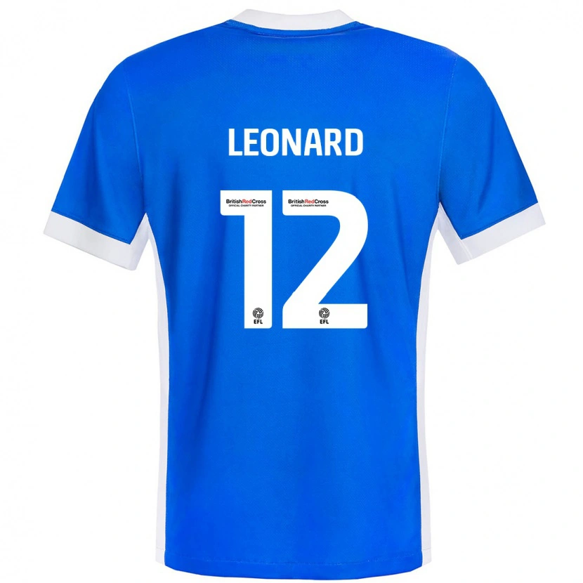 Danxen Damen Marc Leonard #12 Blau Weiß Heimtrikot Trikot 2024/25 T-Shirt