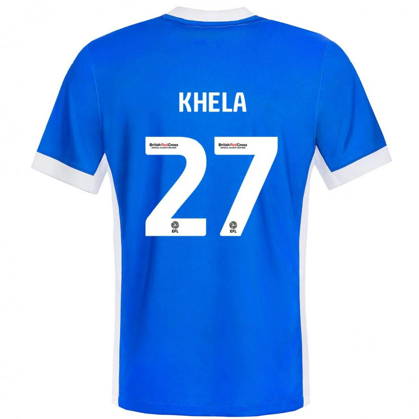 Danxen Damen Brandon Khela #27 Blau Weiß Heimtrikot Trikot 2024/25 T-Shirt