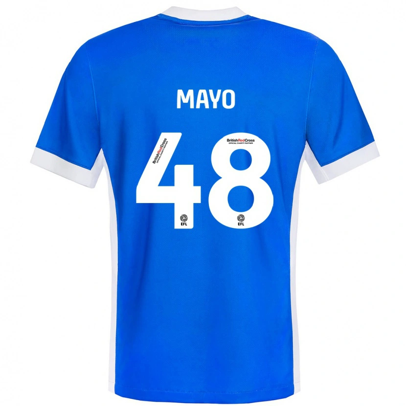 Danxen Damen Bradley Mayo #48 Blau Weiß Heimtrikot Trikot 2024/25 T-Shirt