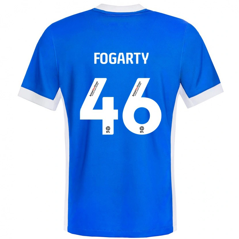 Danxen Damen Tom Fogarty #46 Blau Weiß Heimtrikot Trikot 2024/25 T-Shirt