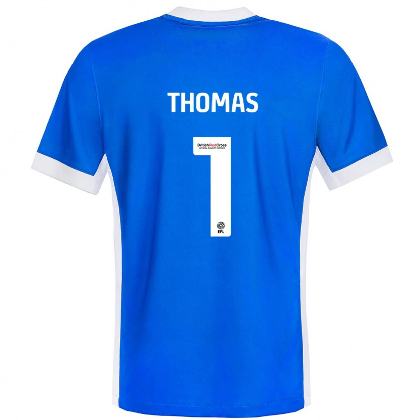 Danxen Damen Lucy Thomas #1 Blau Weiß Heimtrikot Trikot 2024/25 T-Shirt