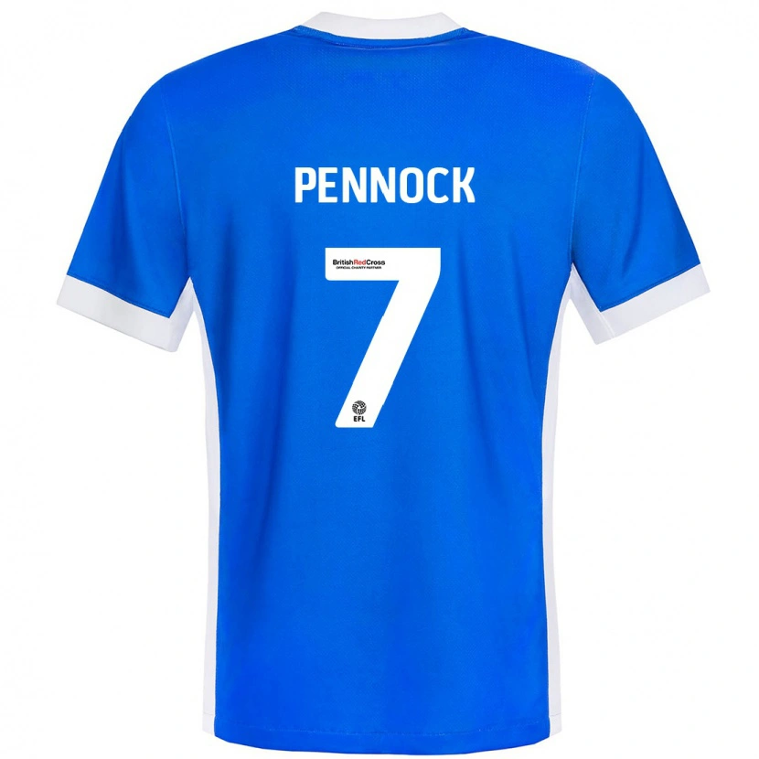 Danxen Damen Jade Pennock #7 Blau Weiß Heimtrikot Trikot 2024/25 T-Shirt