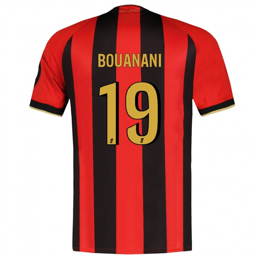 Danxen Damen Badredine Bouanani #19 Rot Schwarz Heimtrikot Trikot 2024/25 T-Shirt