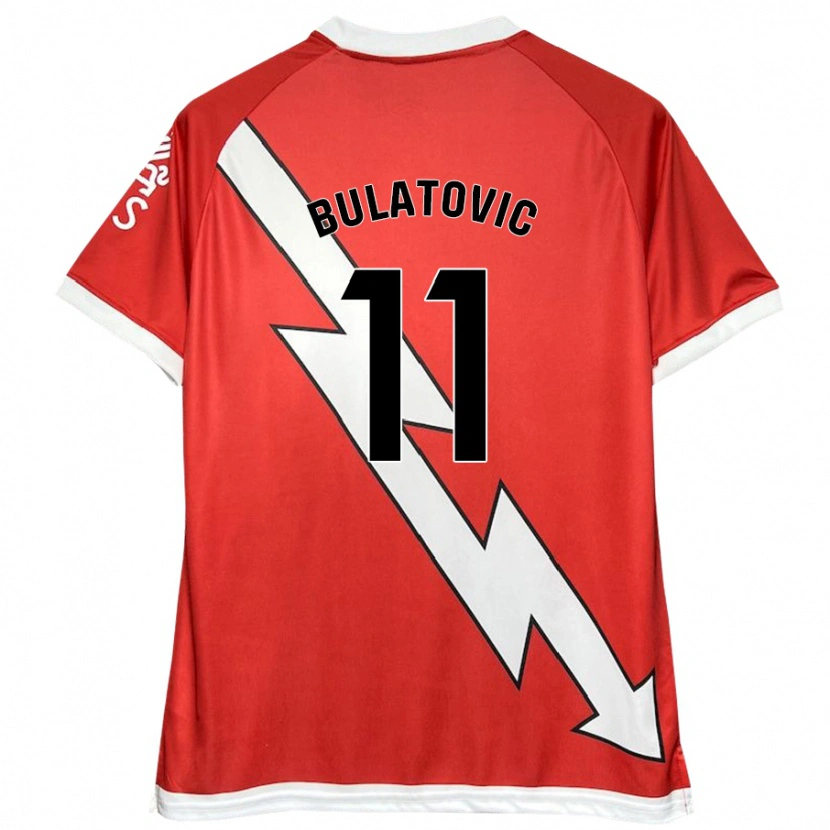 Danxen Damen Slađana Bulatović #11 Weiß Rot Heimtrikot Trikot 2024/25 T-Shirt