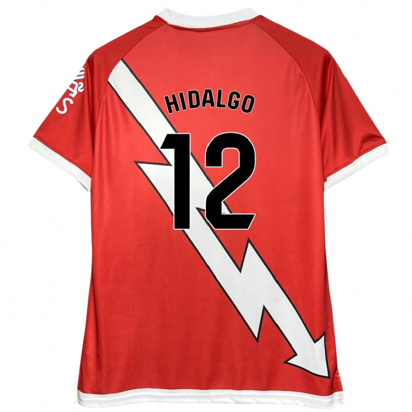 Danxen Damen Patri Hidalgo #12 Weiß Rot Heimtrikot Trikot 2024/25 T-Shirt