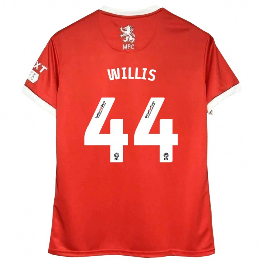 Danxen Damen Pharrell Willis #44 Rot Weiß Heimtrikot Trikot 2024/25 T-Shirt