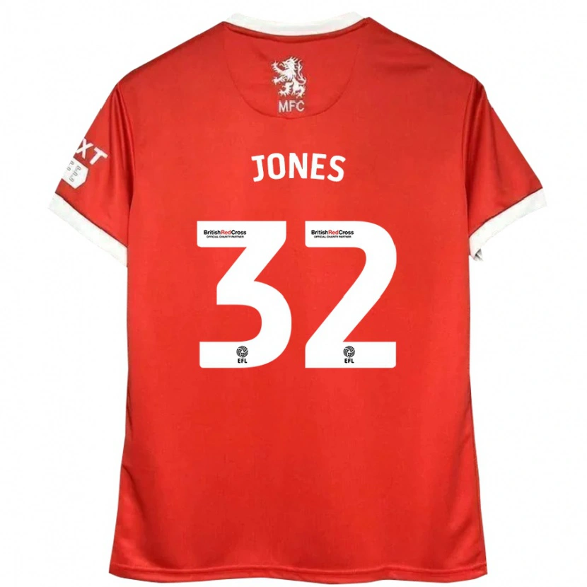 Danxen Damen Jamie Jones #32 Rot Weiß Heimtrikot Trikot 2024/25 T-Shirt