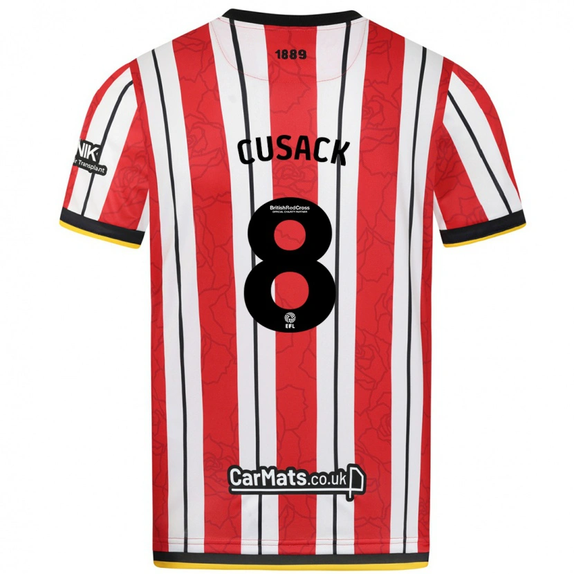 Danxen Damen Maddy Cusack † #8 Rot Weiße Streifen Heimtrikot Trikot 2024/25 T-Shirt