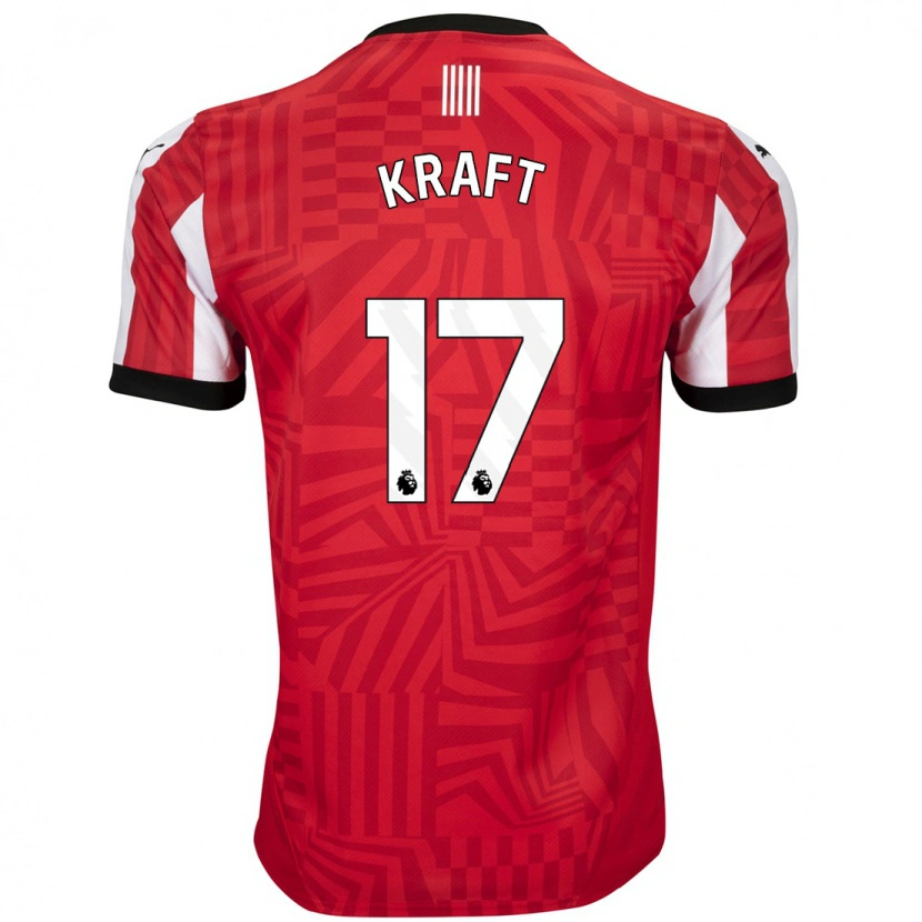 Danxen Damen Emily Kraft #17 Rot Weiß Heimtrikot Trikot 2024/25 T-Shirt