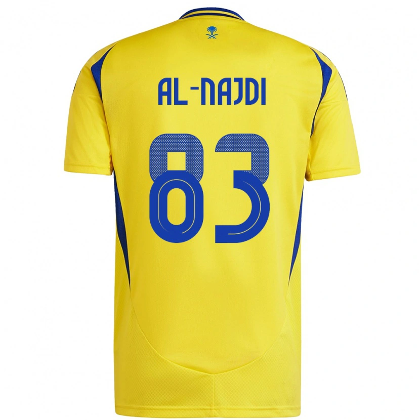 Danxen Damen Salem Al-Najdi #83 Gelb Blau Heimtrikot Trikot 2024/25 T-Shirt