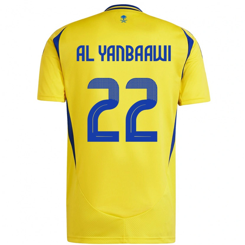Danxen Damen Tahani Al-Yanbaawi #22 Gelb Blau Heimtrikot Trikot 2024/25 T-Shirt