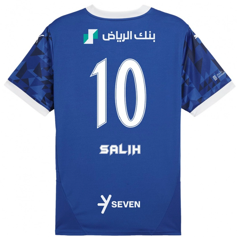 Danxen Damen Zakia Salih #10 Dunkelblau Weiß Heimtrikot Trikot 2024/25 T-Shirt