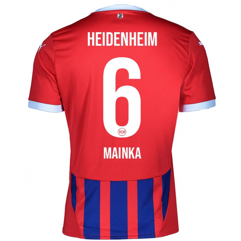 Danxen Damen Patrick Mainka #6 Rot Blau Heimtrikot Trikot 2024/25 T-Shirt