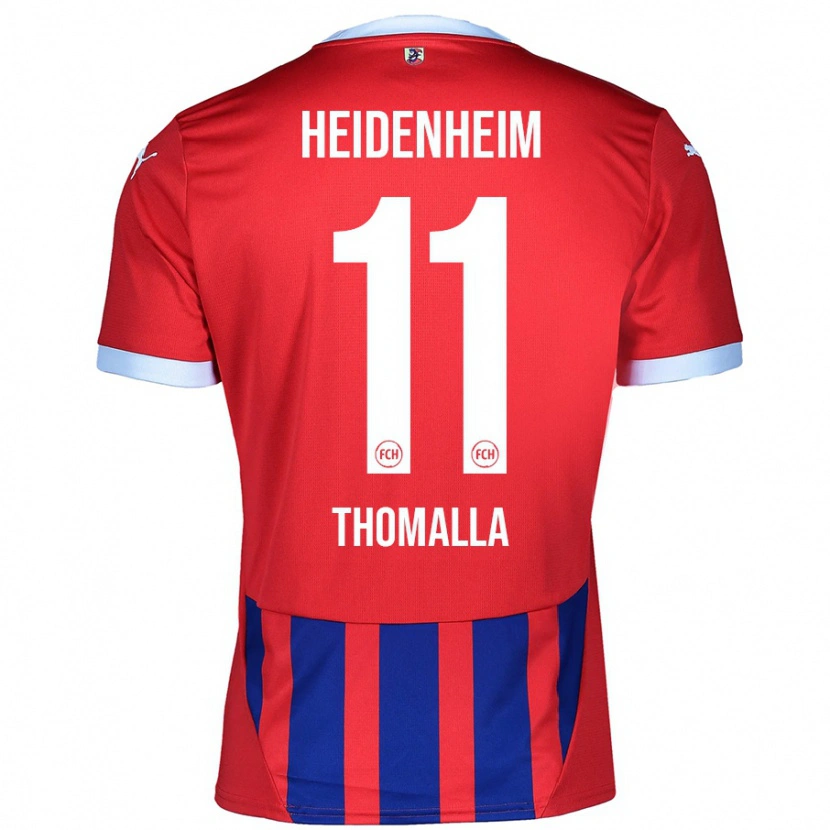 Danxen Damen Denis Thomalla #11 Rot Blau Heimtrikot Trikot 2024/25 T-Shirt