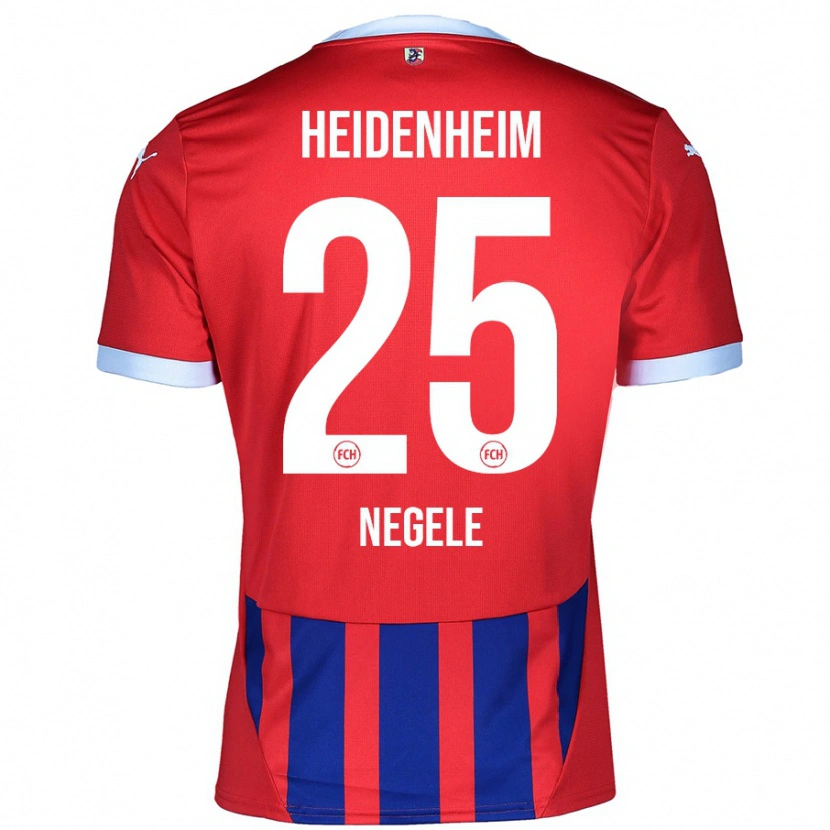 Danxen Damen Christopher Negele #25 Rot Blau Heimtrikot Trikot 2024/25 T-Shirt