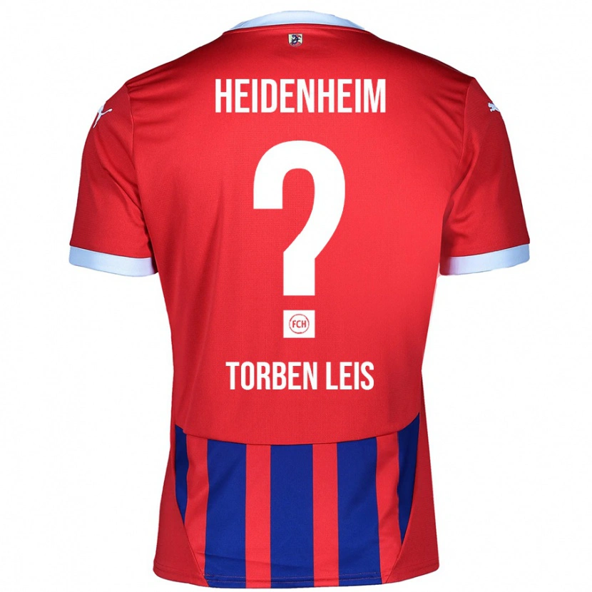 Danxen Damen Torben Leis #0 Rot Blau Heimtrikot Trikot 2024/25 T-Shirt