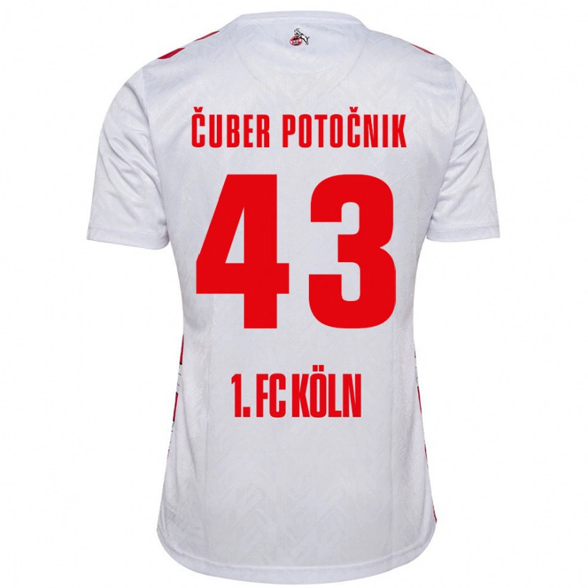 Danxen Damen Jaka Cuber Potocnik #43 Weiß Rot Heimtrikot Trikot 2024/25 T-Shirt