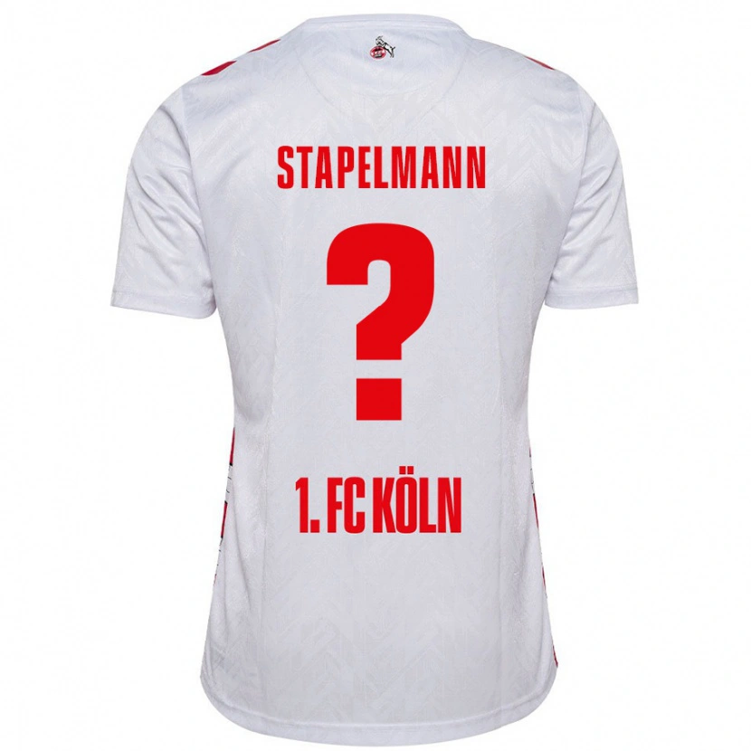 Danxen Damen Luis Stapelmann #0 Weiß Rot Heimtrikot Trikot 2024/25 T-Shirt