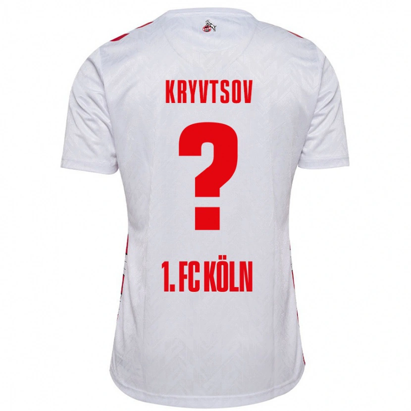Danxen Damen Nikita Kryvtsov #0 Weiß Rot Heimtrikot Trikot 2024/25 T-Shirt
