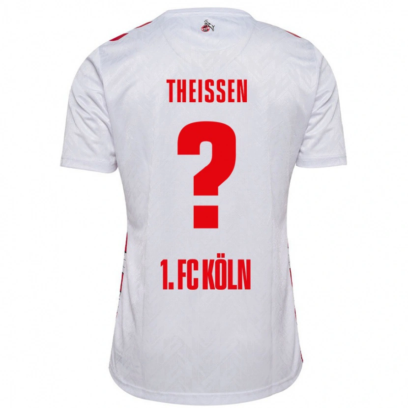 Danxen Damen Jarun Theißen #0 Weiß Rot Heimtrikot Trikot 2024/25 T-Shirt