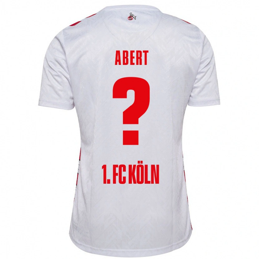 Danxen Damen Niklas Abert #0 Weiß Rot Heimtrikot Trikot 2024/25 T-Shirt