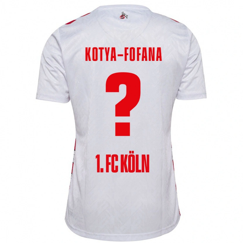 Danxen Damen Assad Kotya-Fofana #0 Weiß Rot Heimtrikot Trikot 2024/25 T-Shirt