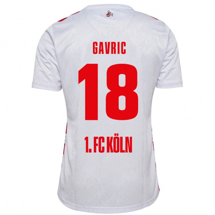 Danxen Damen Andrea Gavrić #18 Weiß Rot Heimtrikot Trikot 2024/25 T-Shirt