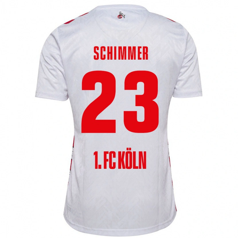 Danxen Damen Marleen Schimmer #23 Weiß Rot Heimtrikot Trikot 2024/25 T-Shirt