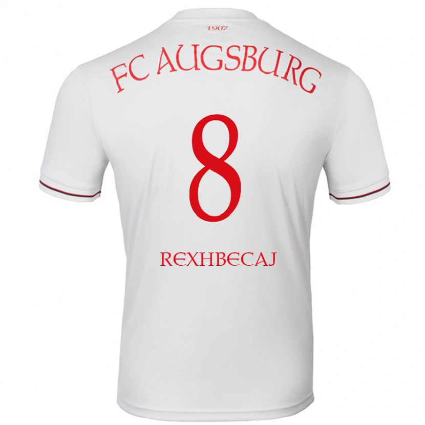 Danxen Damen Elvis Rexhbecaj #8 Weiß Heimtrikot Trikot 2024/25 T-Shirt