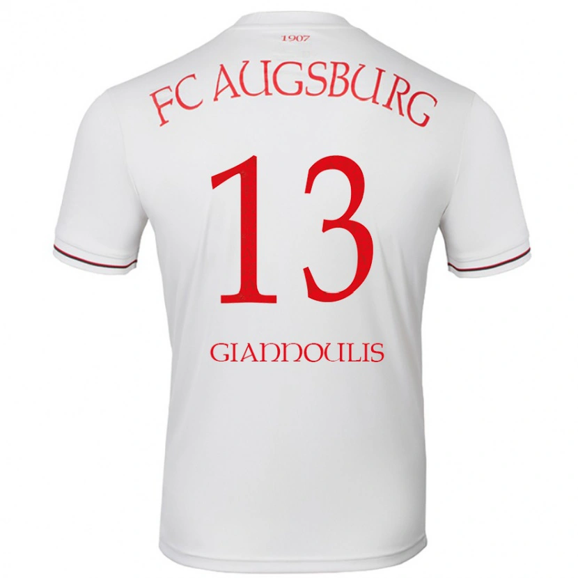 Danxen Damen Dimitrios Giannoulis #13 Weiß Heimtrikot Trikot 2024/25 T-Shirt