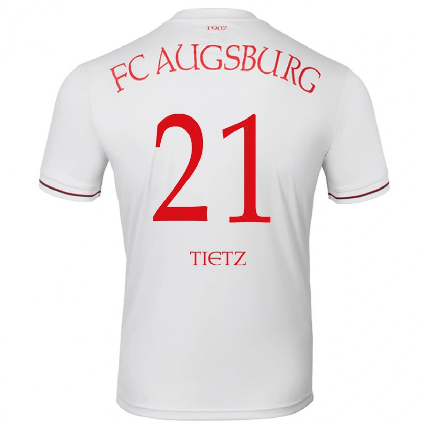 Danxen Damen Phillip Tietz #21 Weiß Heimtrikot Trikot 2024/25 T-Shirt