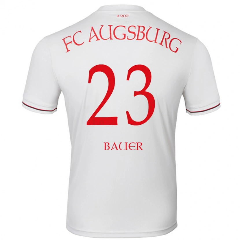 Danxen Damen Maximilian Bauer #23 Weiß Heimtrikot Trikot 2024/25 T-Shirt