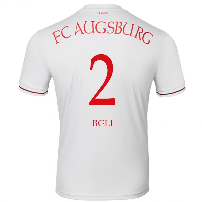 Danxen Damen Julian Bell #2 Weiß Heimtrikot Trikot 2024/25 T-Shirt