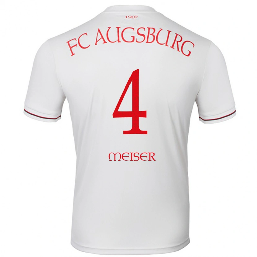 Danxen Damen Felix Meiser #4 Weiß Heimtrikot Trikot 2024/25 T-Shirt