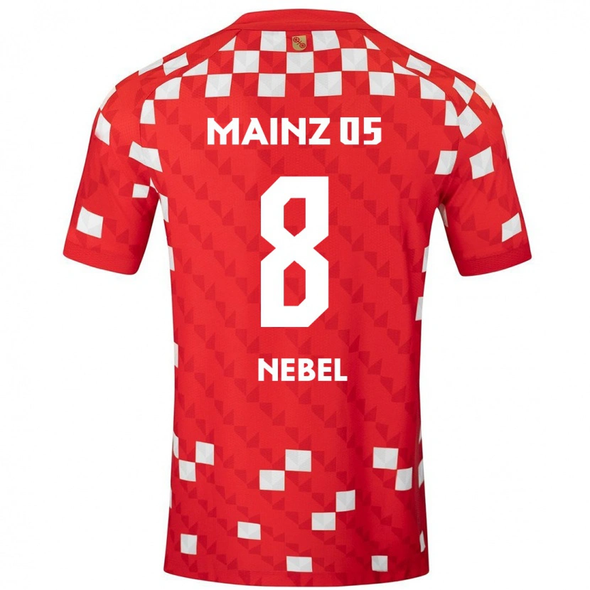 Danxen Damen Paul Nebel #8 Weiß Rot Heimtrikot Trikot 2024/25 T-Shirt